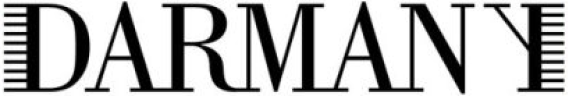 The word "DARMANY" is written in large, bold letters with vertical lines extending from the left side of the "D" and the right side of the "Y.